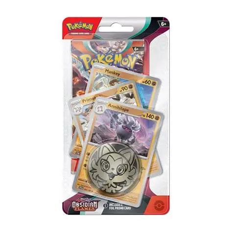 Checklane Blister Obsidian Flames – 3 Promo Cards + Verzamelmunt