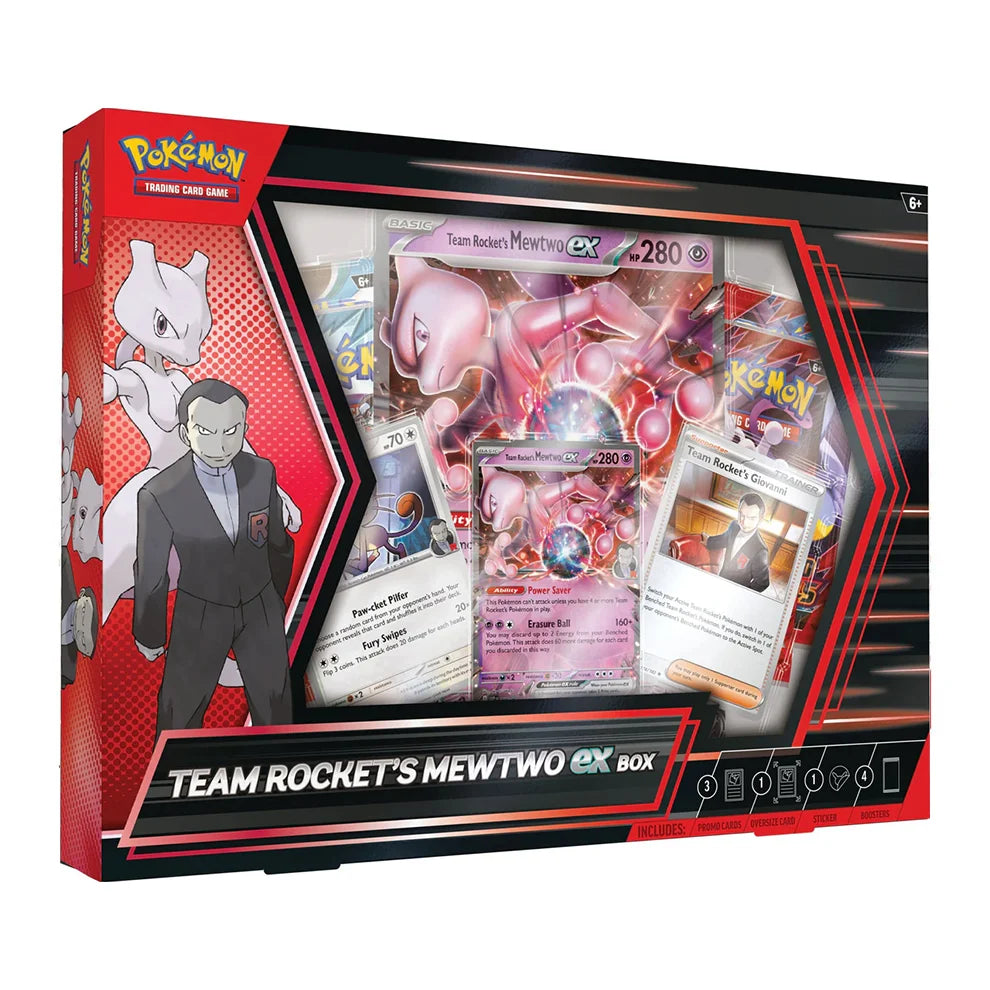 Pokémon TCG Team Rocket's Mewtwo ex Box