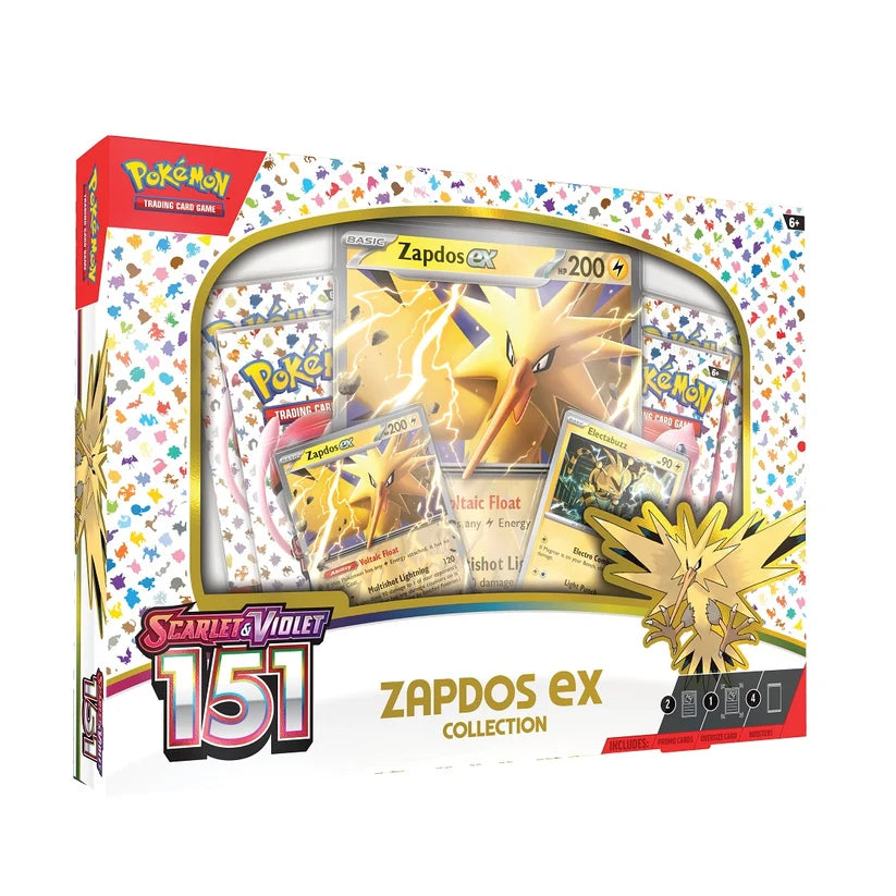 Pokémon TCG 151 Zapdos ex Collection Box