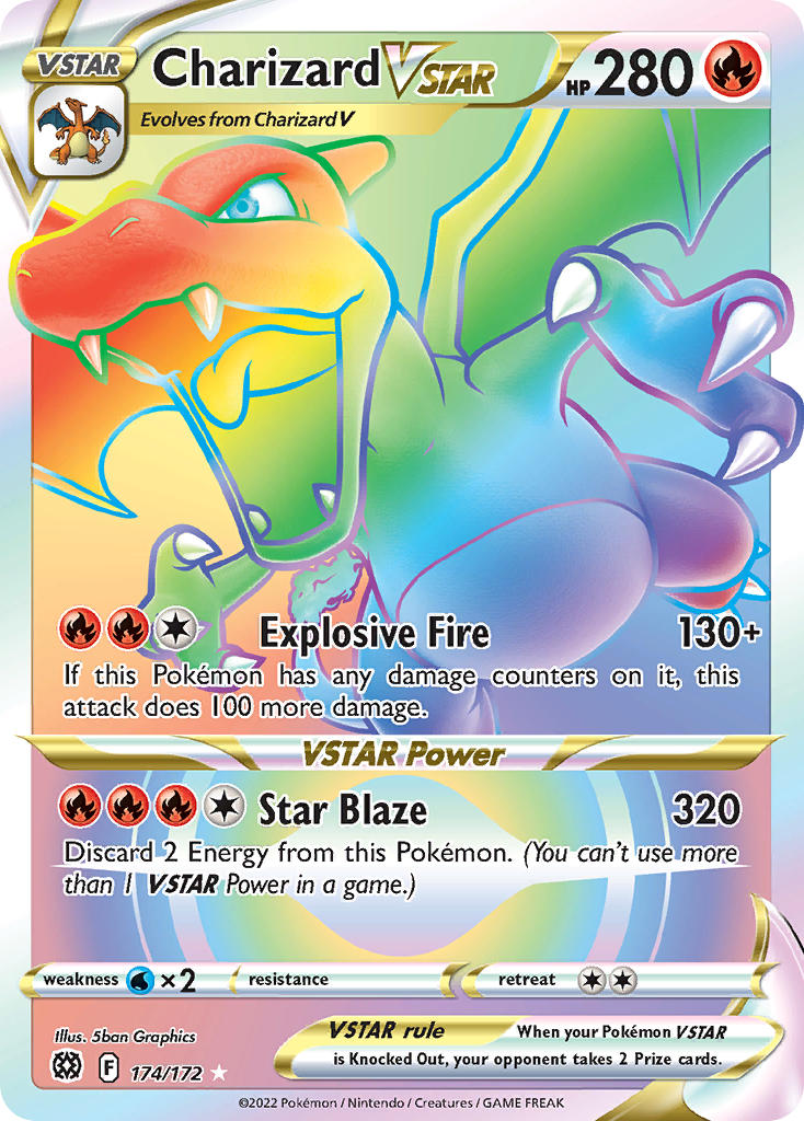 Charizard V star 174