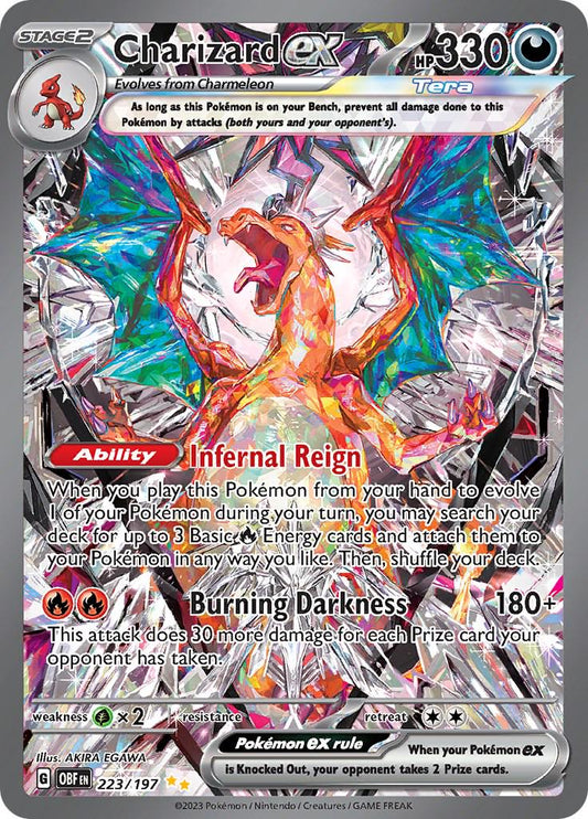 Charizard EX Obsidian flames