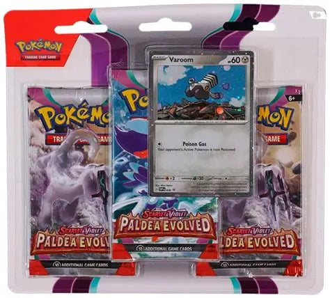 Paldea Evolved 3-Pack Blister | Varoom Holo Promo