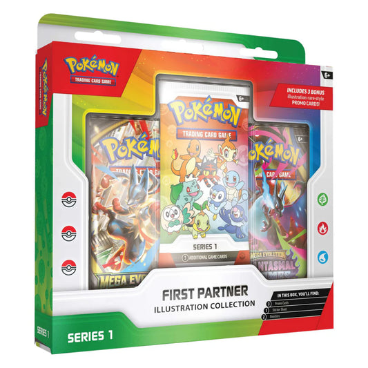 Pokémon TCG First Partner Illustration Box – Serie 1