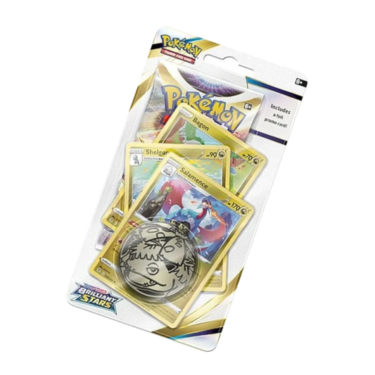 Pokémon Brilliant Stars Checklane Blister – Salamence Promo