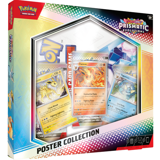 Pokémon TCG Prismatic Evolutions Poster Collection Box