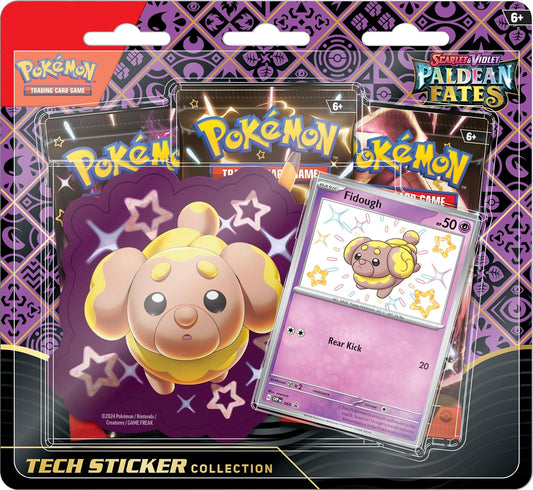 Paldean Fates Tech Sticker Collection – Fidough